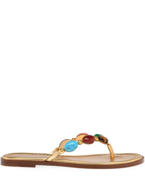 Gianvito Rossi Gianvito Rossi Women Shanti Leather Thong Sandals
