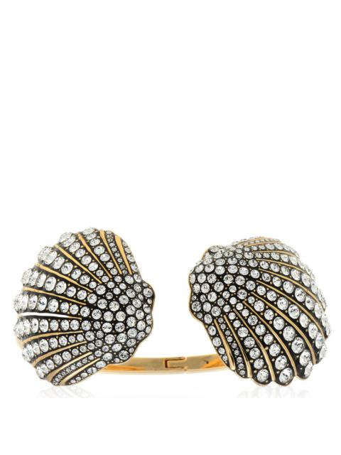 Other Designers Swarovski Idyllia Shell Motif Bangle