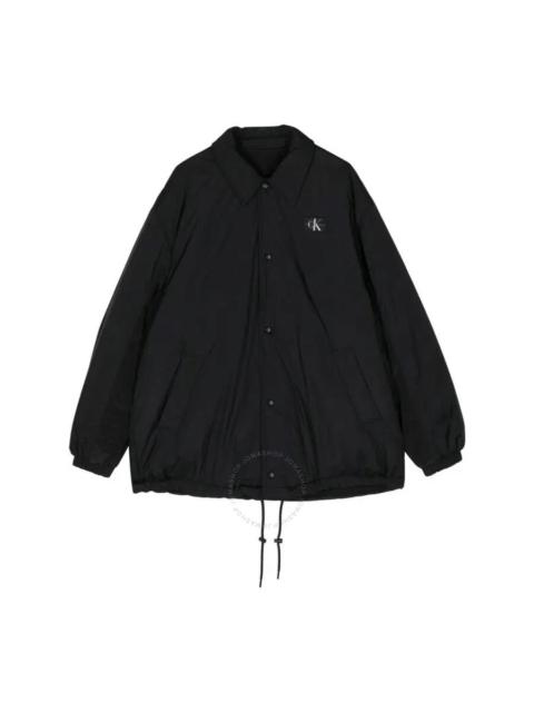 Other Designers Calvin Klein Straight-Collar Reversible Shirt Jacket