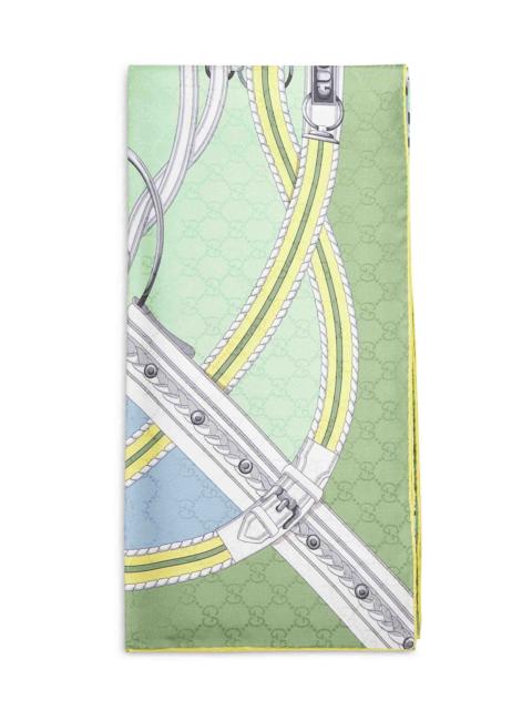 GUCCI Gucci Women Printed Silk Jacquard Carré