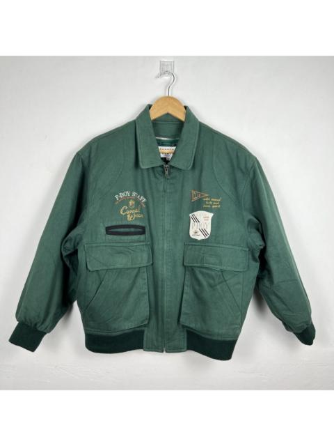 Other Designers Vintage Arnold Palmer Green Jacket Quilted Lining J0079