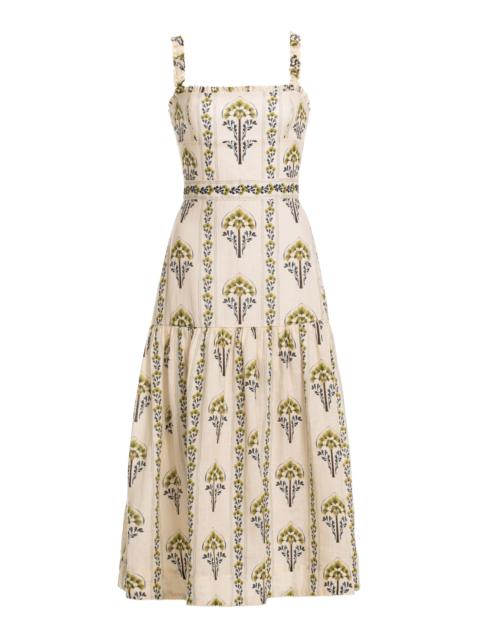 Agua by Agua Bendita Níspero Moriche Midi Dress