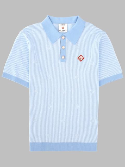 CASABLANCA Casablanca Men Polo In Maglia A Righe