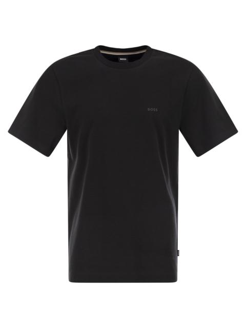 BOSS Boss Men Cotton Jersey T-Shirt With Logo