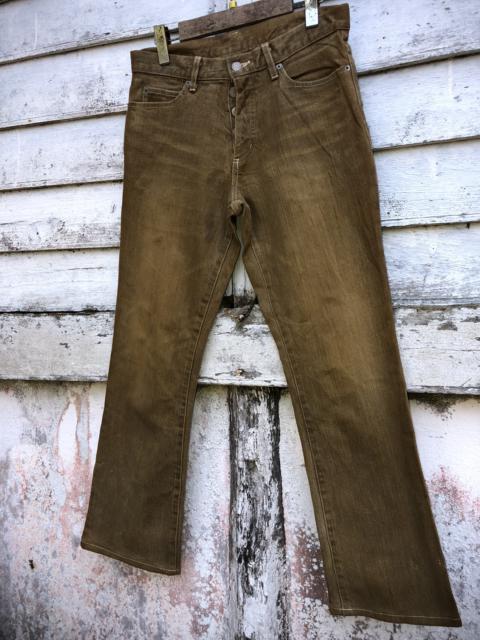 Other Designers Japanese Brand - Tornado Mart Gold Washed Flare Denim Pant
