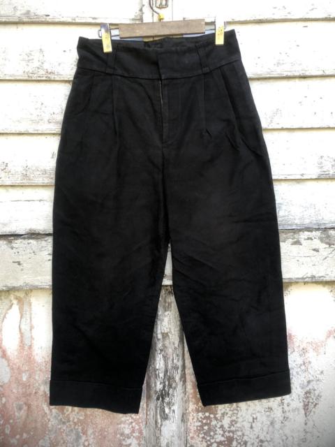 Other Designers Margaret Howell Cropped Baggy High Waist Pant