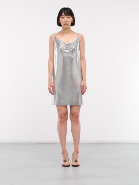 VERSACE Metal Mesh Slip Dress