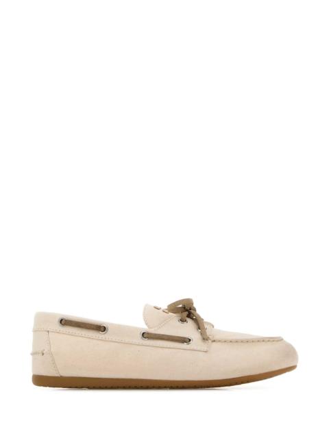 Miu Miu Miu Miu Women Ivory Canvas Loafers