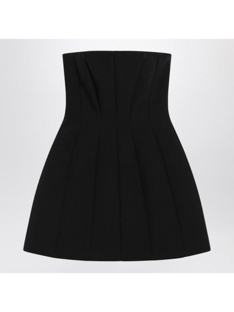 Other Designers Max Mara Pianoforte Black Bustier Dress In Sablé Women
