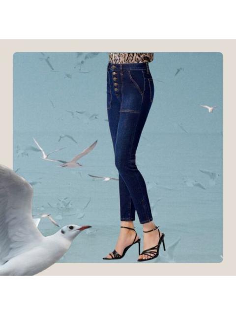 Joie Women’s Maxine Park Skinny Jeans Contrast Stitching Highwaist Size 26 NEW