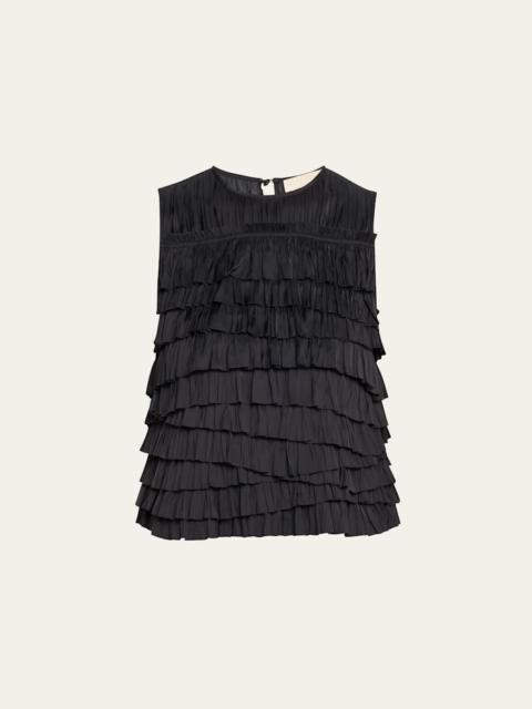 ULLA JOHNSON Quinn Layered Sleeveless Top