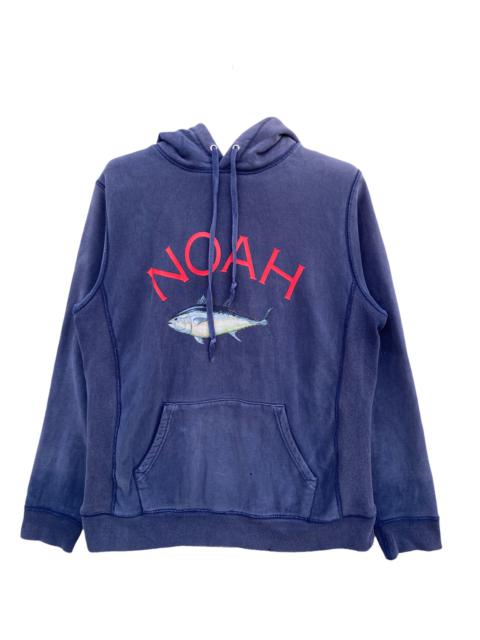 Noah Sun Faded Reverse Weave Fish Logo