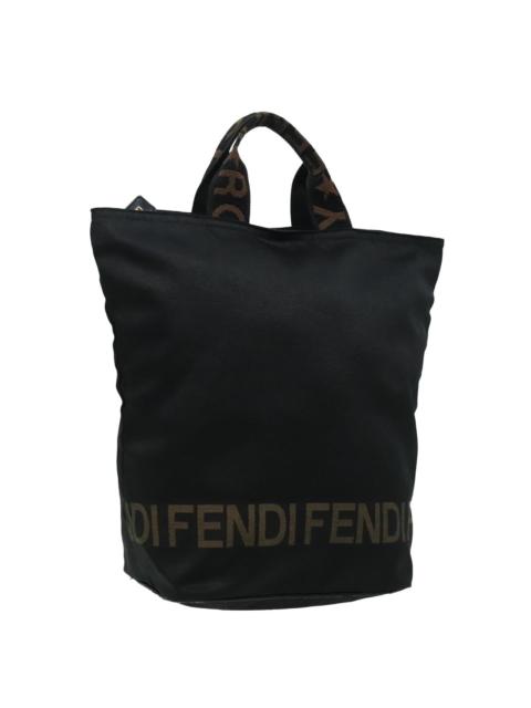 FENDI FENDI Hand Bag Nylon Black