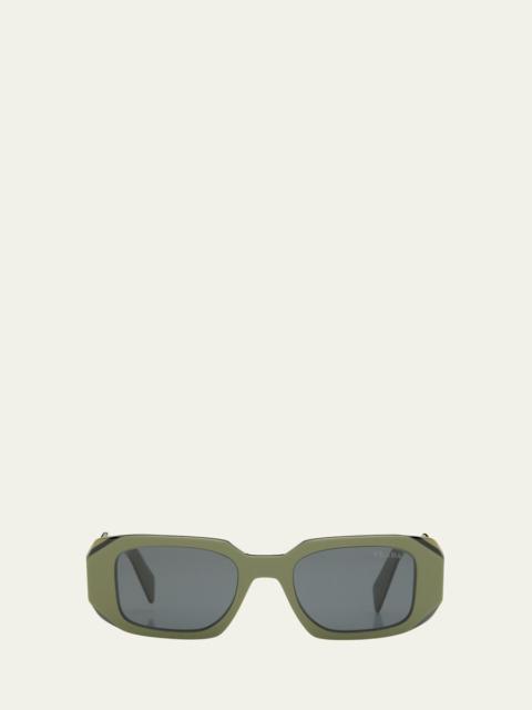 Prada Rectangle Acetate Sunglasses