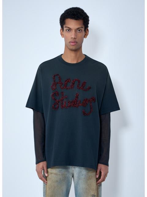 Acne Studios Acne Studios Men Layered Logo Embellished T-Shirt