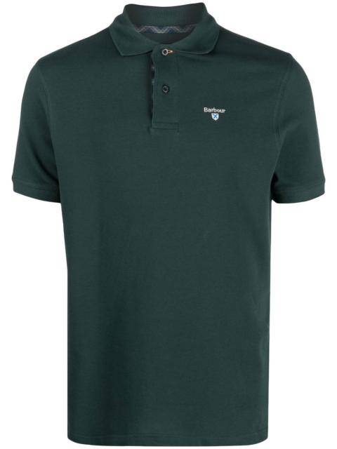 Barbour embroidered-logo polo shirt