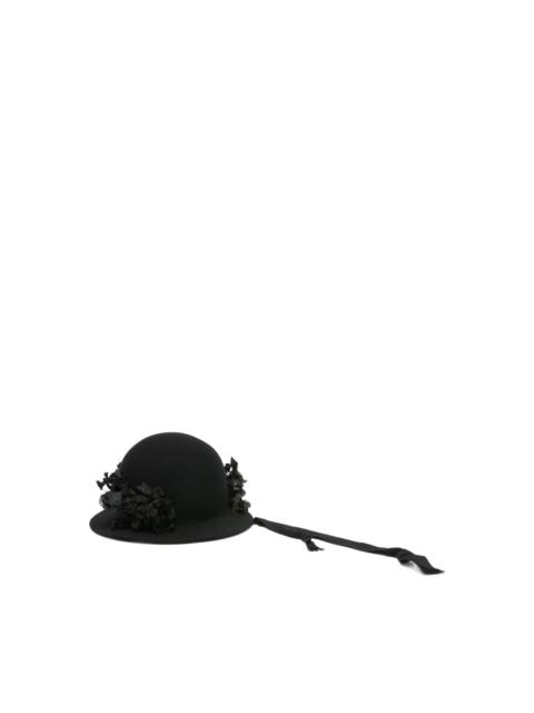 Comme des Garçons Homme Plus RIBBON-DETAIL HAT