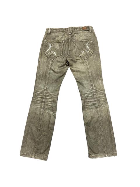 Isamu Katayama Backlash - NCFM Denim Fleur Snake Skin Flare Pants
