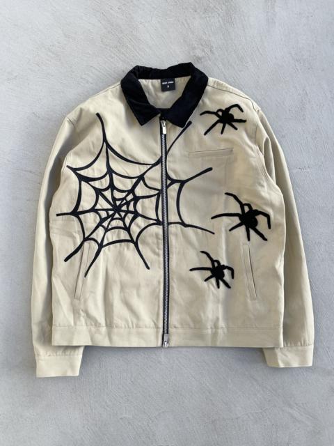 Vintage - STEAL! Y2K Japan Spiders Web Zip-up Jacket (M)