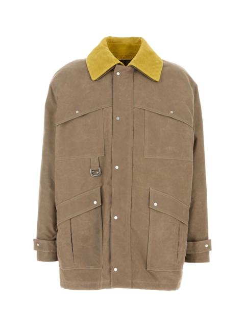 FENDI Fendi Men Cappuccino Canvas Coat
