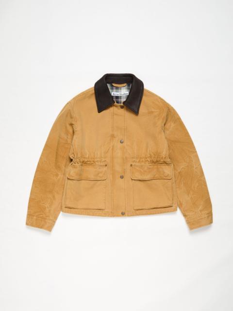 Acne Studios Canvas jacket - Rust brown