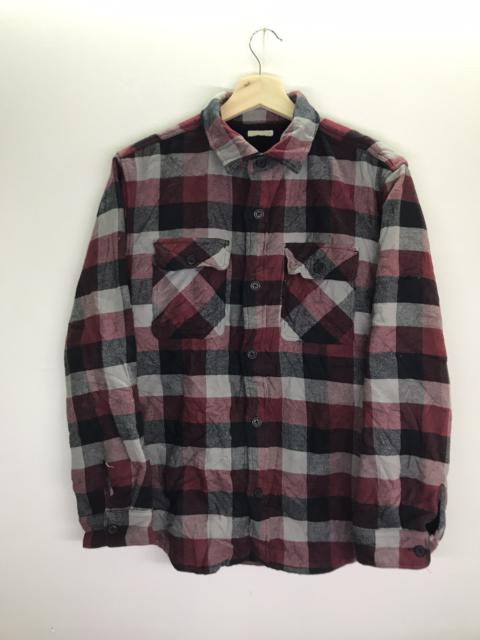Other Designers Japanese Brand - Japanesebrand GU Flannel Jacket Fleece Sherpa inside