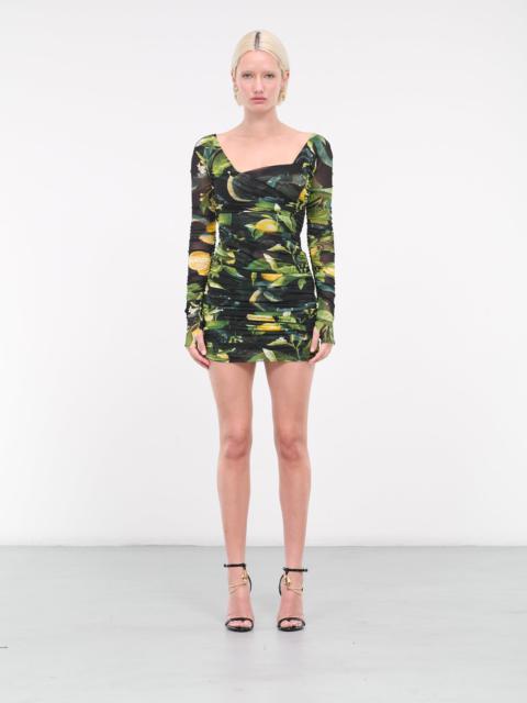 Roberto Cavalli Lemon Print Dress