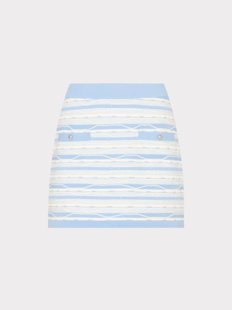 MILLY Sawyer Stripe Mini Skirt
