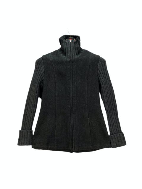 Other Designers MAX&Co. - MAX & CO ACTIVE WOOL KNIT HYRBID JACKET #6831-92