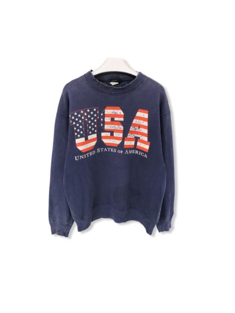 Other Designers Vintage - Vintage USA 🇺🇸 Big Logo Sweatshirt