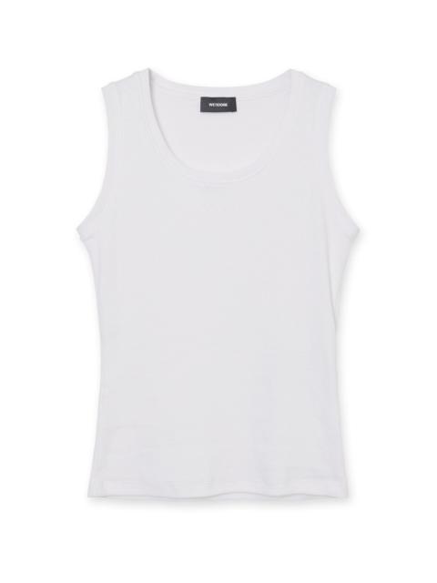 We11done LOGO SLEEVELESS TOP