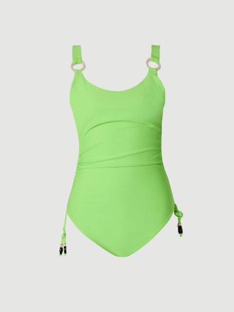KAREN MILLEN Low Back Swimsuit With Bead Detailing