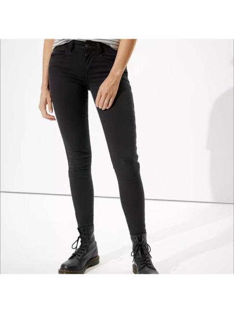 Other Designers American Eagle Outfitters - American Eagle Super Stretch Jeggings Onyx Black Lycra 2