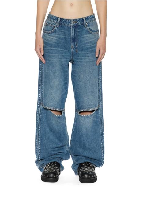 Ksubi LOW RIDER TEXAS BLUE STUDDED