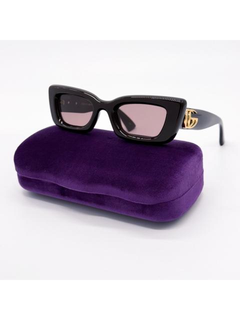 GUCCI NEW GUCCI GG1827S 004 SHINY BROWN/VIOLET WOMEN SUNGLASSES