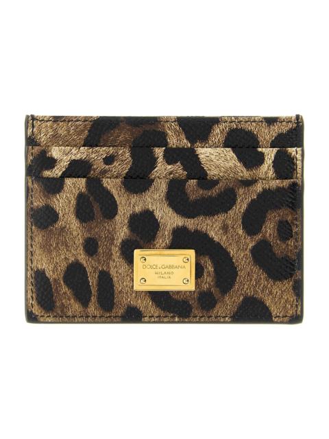 Dolce & Gabbana Animal Print Card Holder