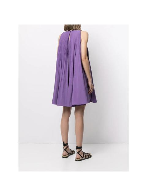 Valentino Valentino Garavani Pleated Sleeveless Minidress