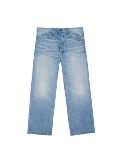 BRAIN DEAD Type 00 14.1oz Selvedge Denim Pant - Light Washed Indigo