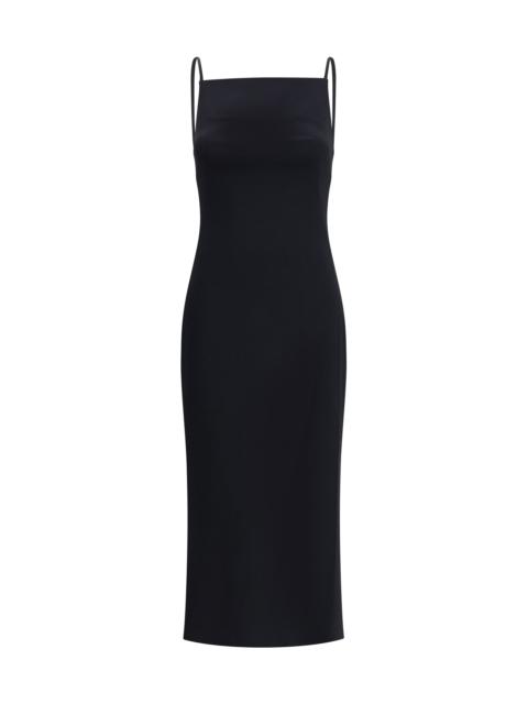 Givenchy Givenchy Midi Dress Draped Back Black Women