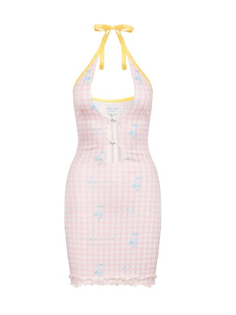 POSTER GIRL GRETCHEN MINI DRESS PINK GINGHAM