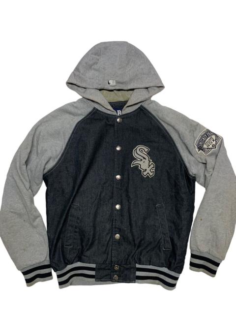 Other Designers Vintage Red Sox MLB varsity jacket snap button hoodie