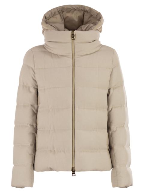 Herno Herno Women Resort Silk And Cashmere Down Jacket