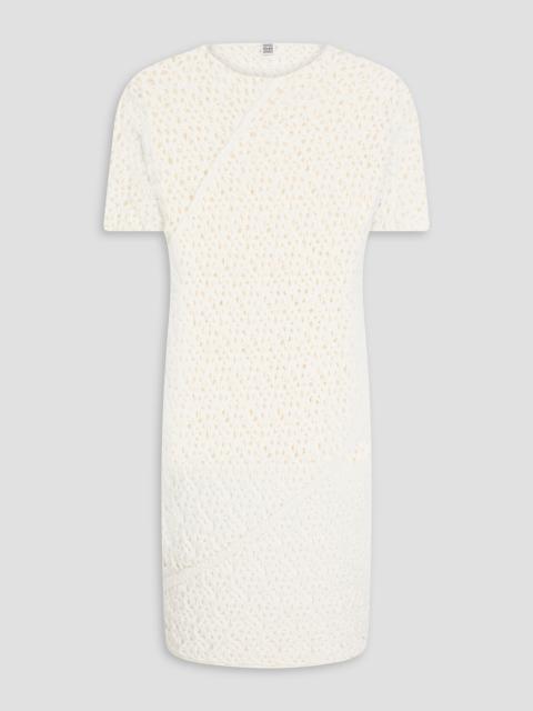 TOTEME Open-knit cotton-blend top