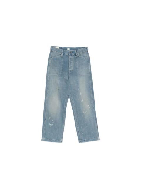 Supreme Supreme Frayed Logos Regular Jean Blue - SS21P10 BLUE