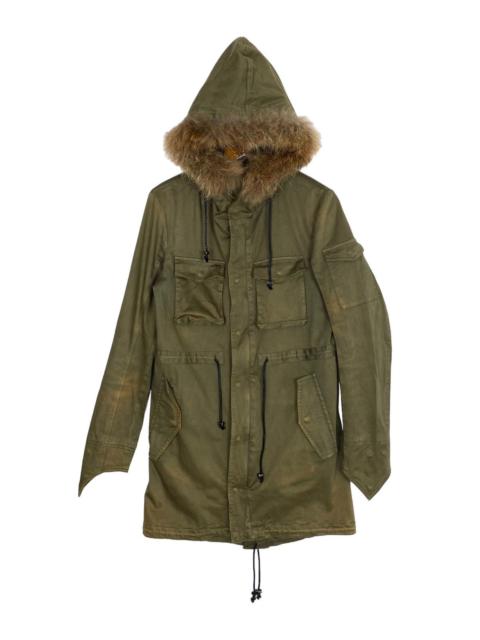 Other Designers Rare‼️ Shade by Shellac Parka Fur Hoodie Fishtail