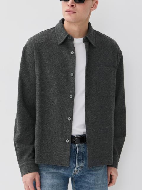 FRAME Long Sleeve Waffle Textured Shirt