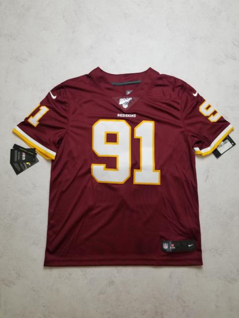 Nike Kerrigan #91 Washington Redskins Limited Sewn Jersey