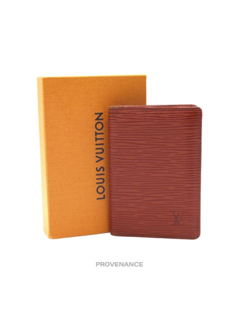 Louis Vuitton Louis Vuitton Pocket Organizer Wallet - Fawn Epi Leather