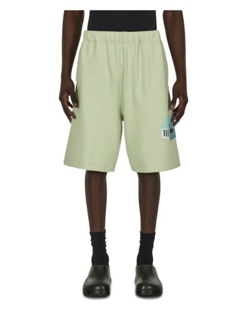 UNDERCOVER Cotton Sweatshorts Green