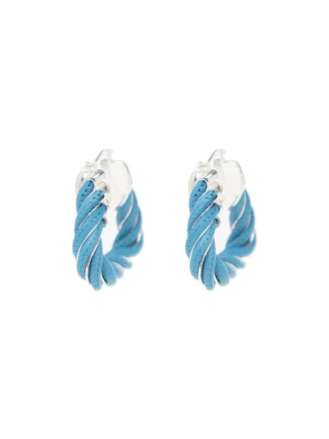 Bottega Veneta Twist Triangle Earrings